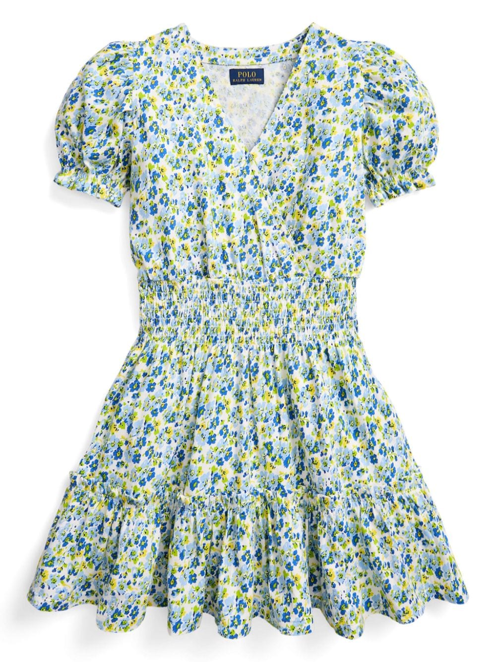 Ralph Lauren Kids floral-print dress - Green von Ralph Lauren Kids