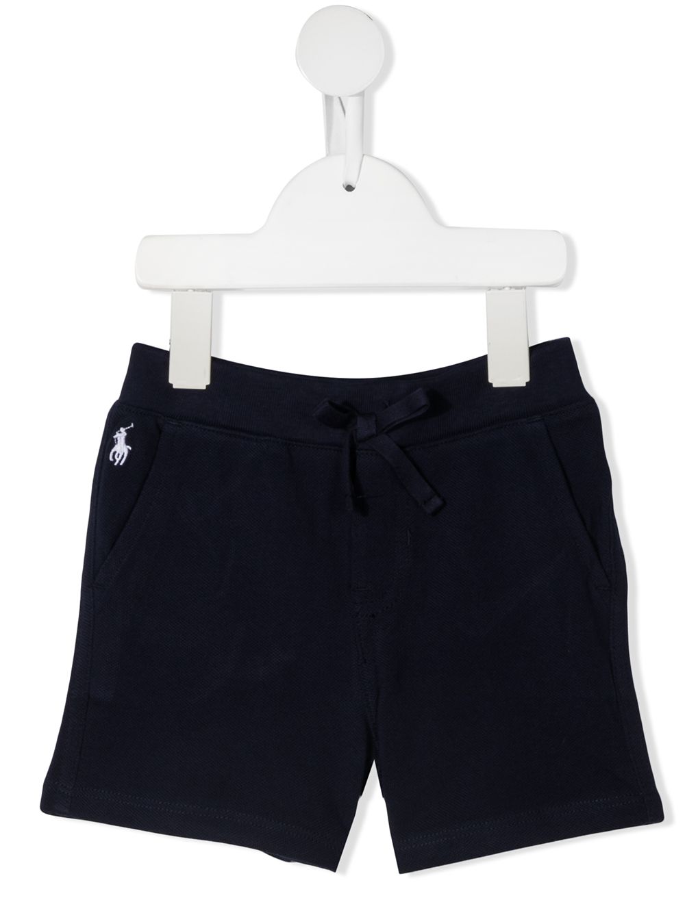 Ralph Lauren Kids embroidered-logo cotton shorts - Blue von Ralph Lauren Kids