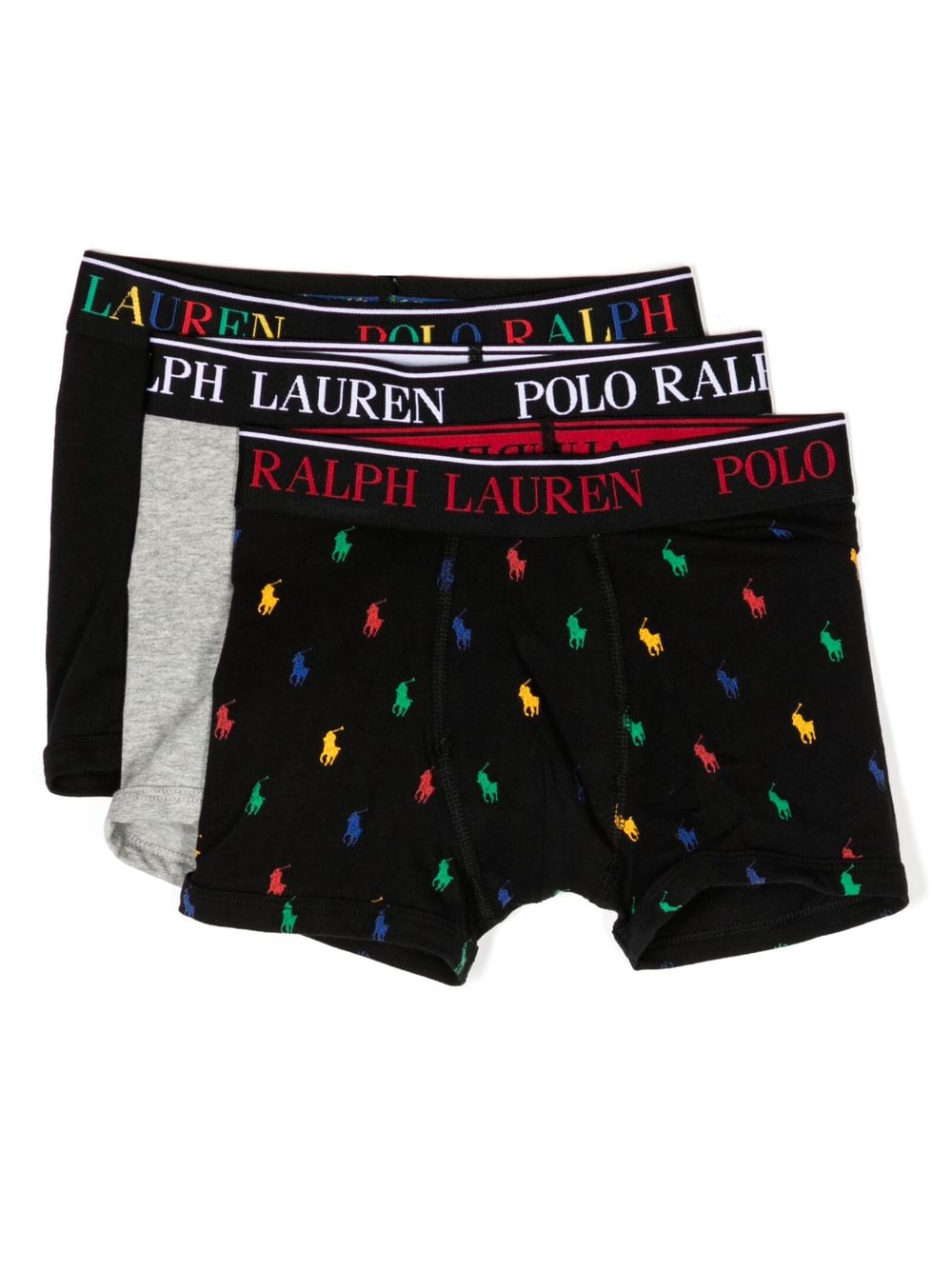 Ralph Lauren Kids logo-band boxer briefs - Black von Ralph Lauren Kids