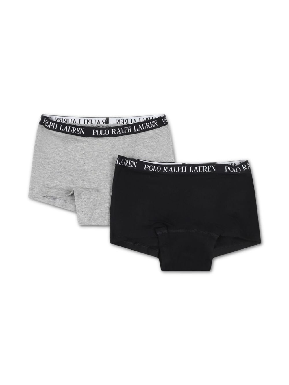 Ralph Lauren Kids logo-band boxers (set of two) - Black von Ralph Lauren Kids