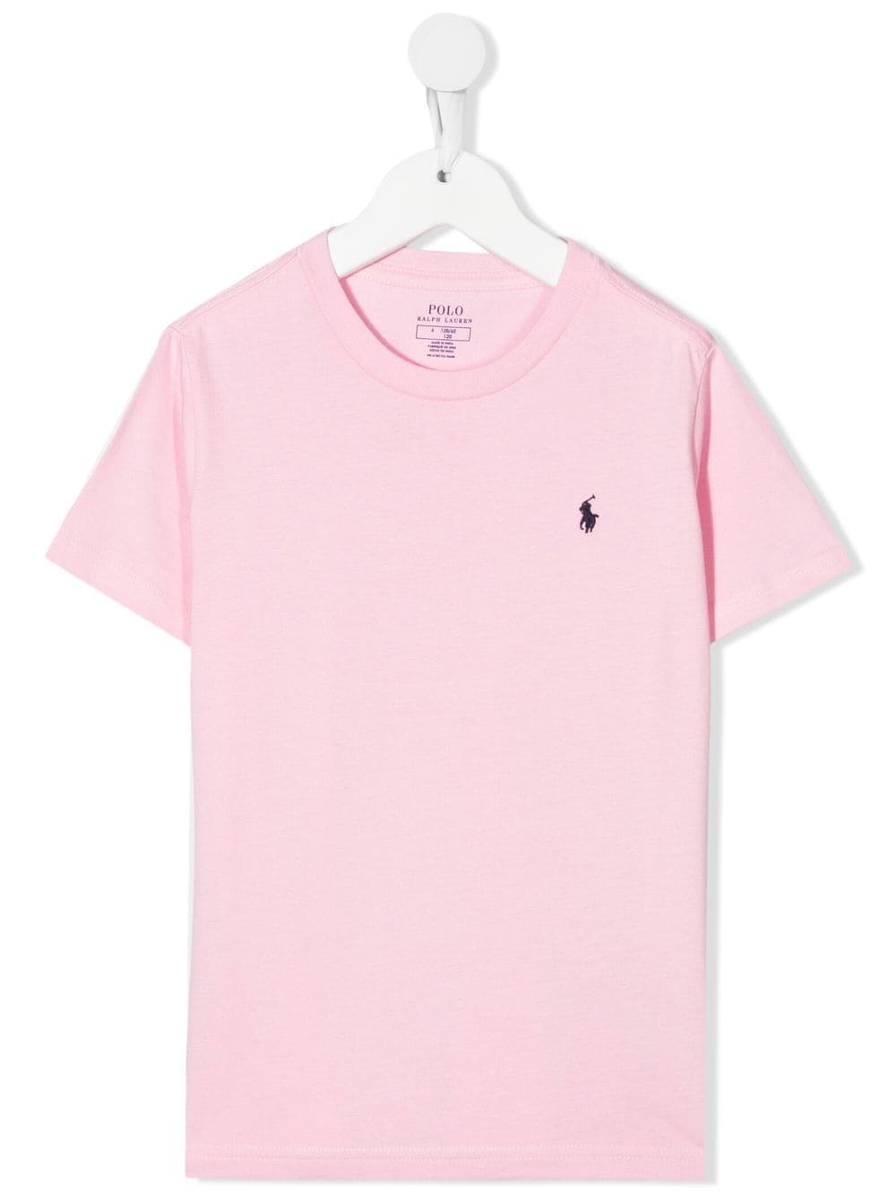 Ralph Lauren Kids logo crew-neck T-shirt - Pink von Ralph Lauren Kids