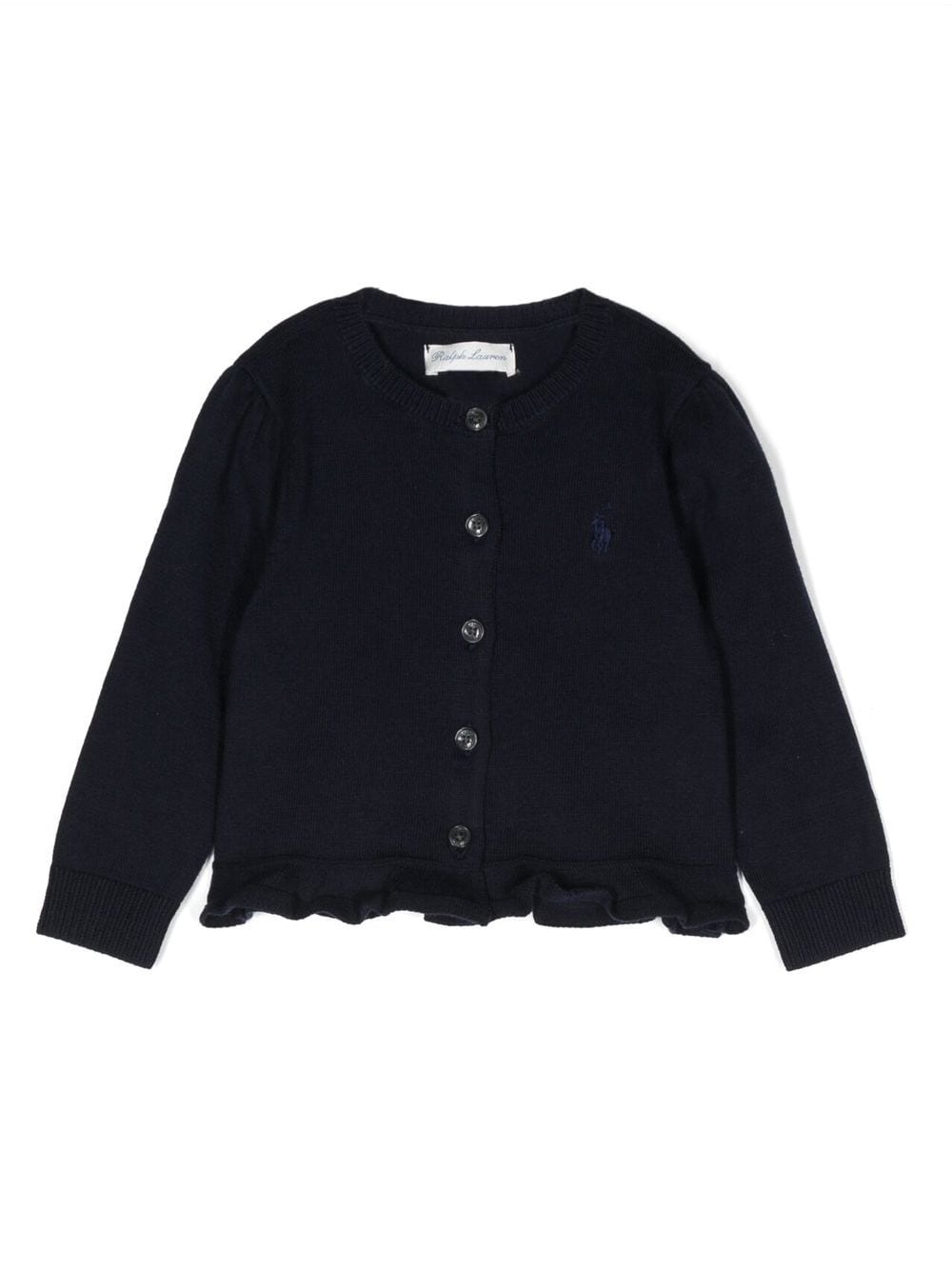 Ralph Lauren Kids logo-embroidered cardigan - Blue von Ralph Lauren Kids