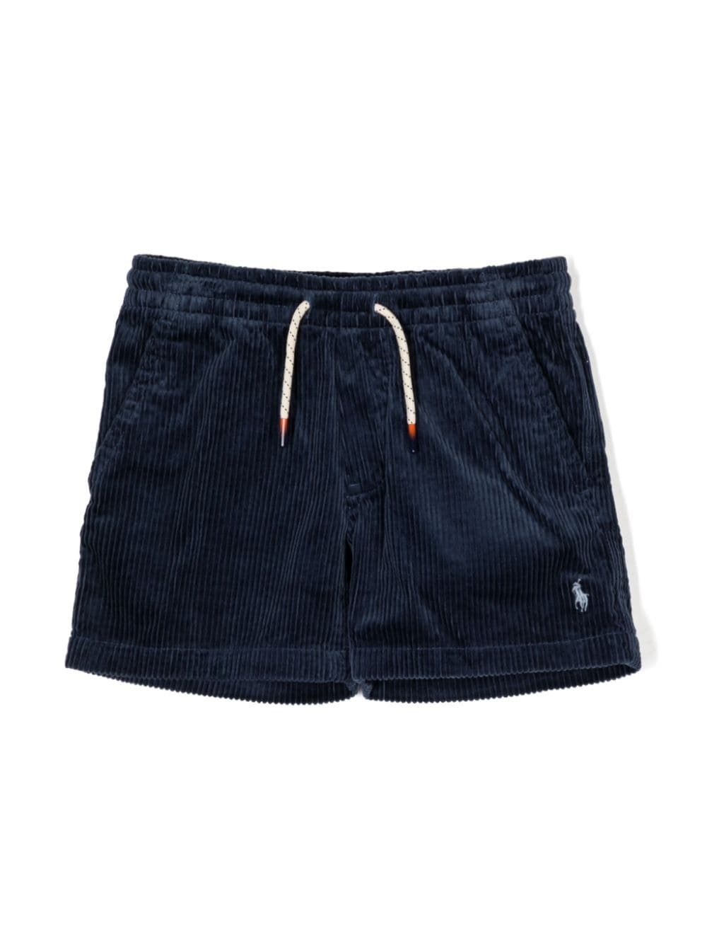 Ralph Lauren Kids logo-embroidered corduroy shorts - Blue von Ralph Lauren Kids