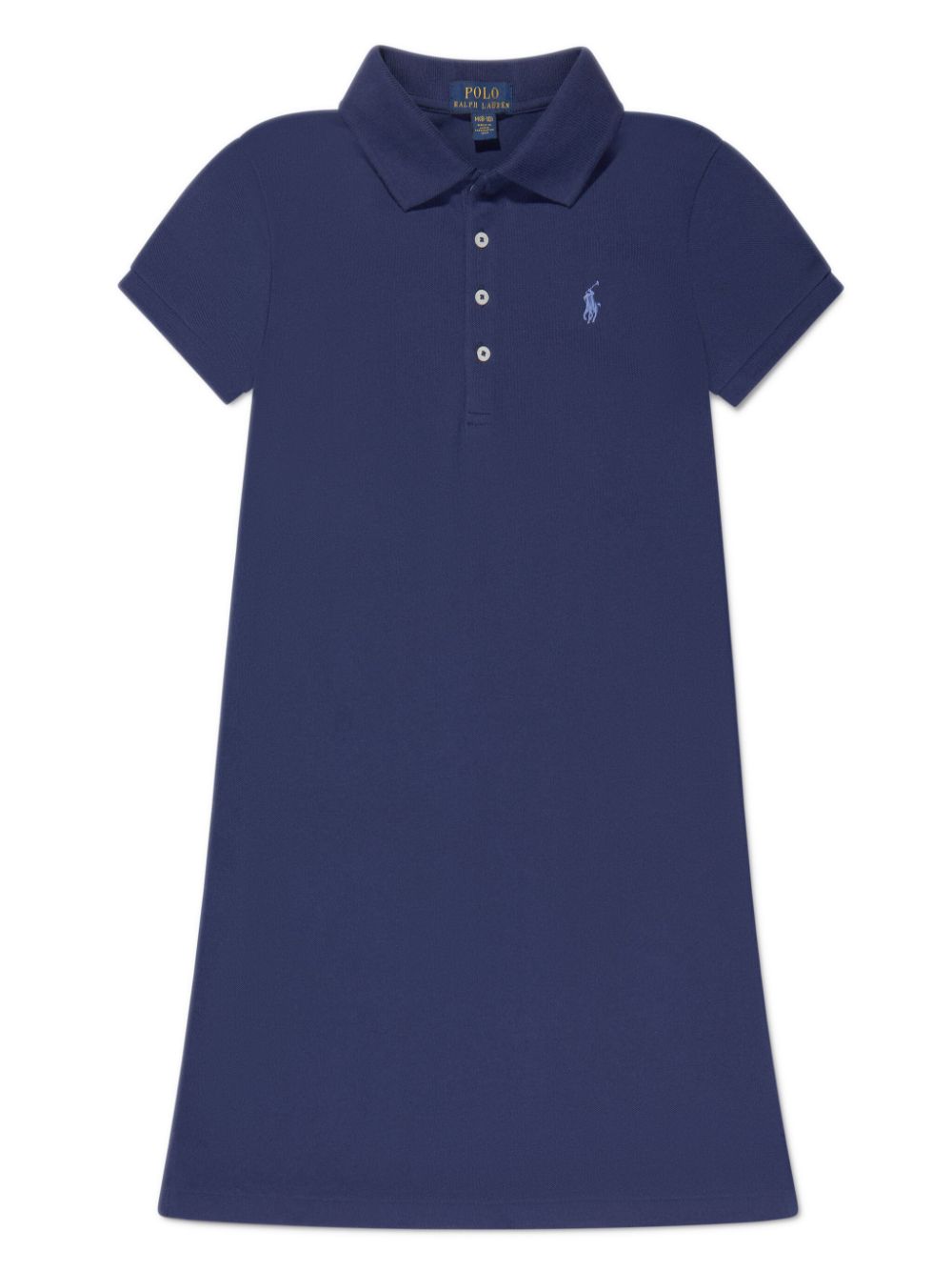 Ralph Lauren Kids logo-embroidered cotton polo dress - Blue von Ralph Lauren Kids