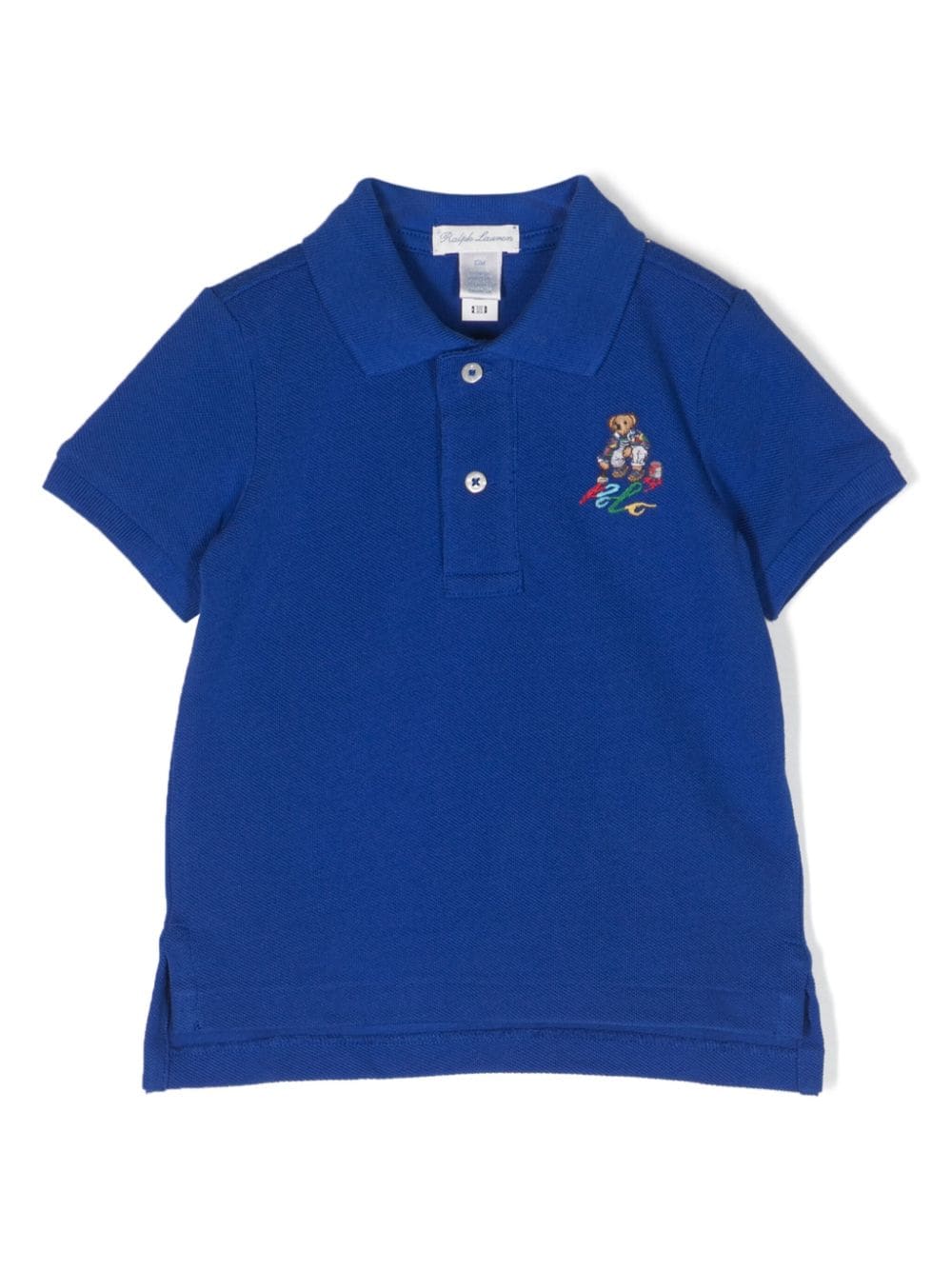 Ralph Lauren Kids logo-embroidered cotton polo shirt - Blue von Ralph Lauren Kids