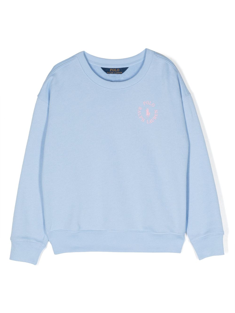 Ralph Lauren Kids logo-embroidered fleece sweatshirt - Blue von Ralph Lauren Kids