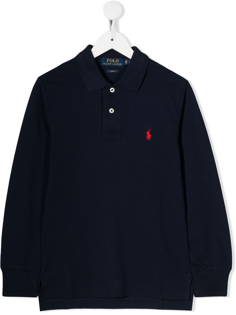 Ralph Lauren Kids logo embroidered polo shirt - Blue von Ralph Lauren Kids