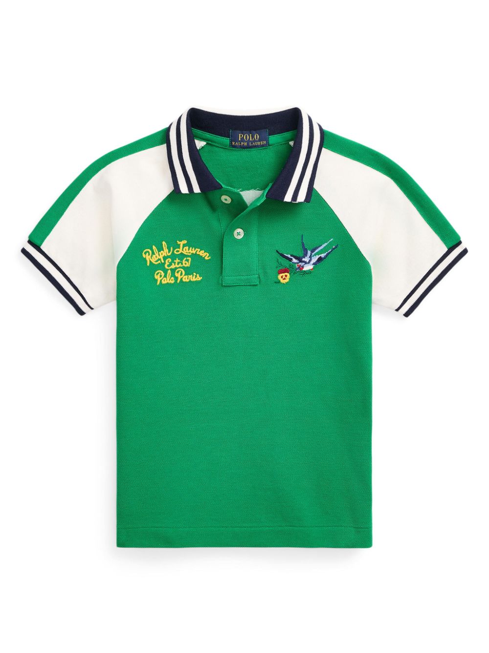 Ralph Lauren Kids logo-embroidered polo shirt - Green von Ralph Lauren Kids