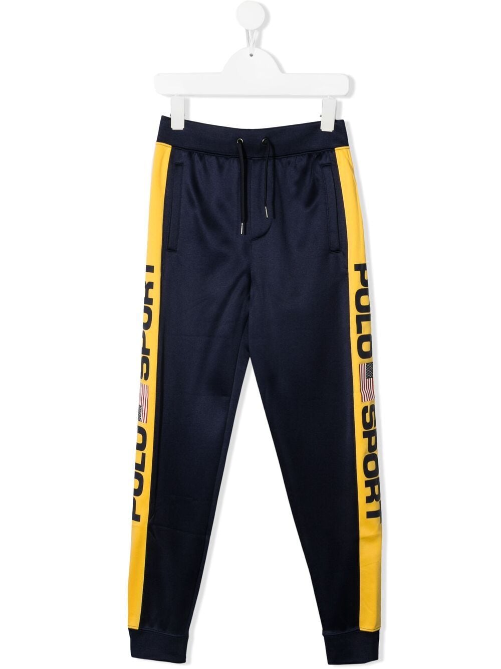 Ralph Lauren Kids logo-panel track pants - Blue von Ralph Lauren Kids