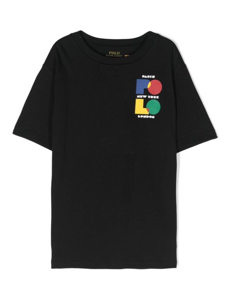 Ralph Lauren Kids logo-print cotton T-shirt - Black von Ralph Lauren Kids