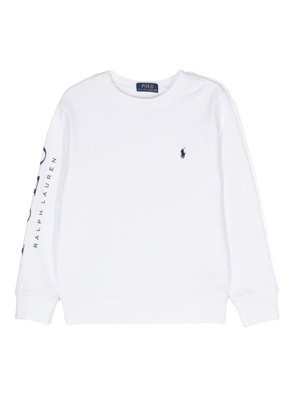 Ralph Lauren Kids logo-print cotton-blend sweatshirt - White von Ralph Lauren Kids