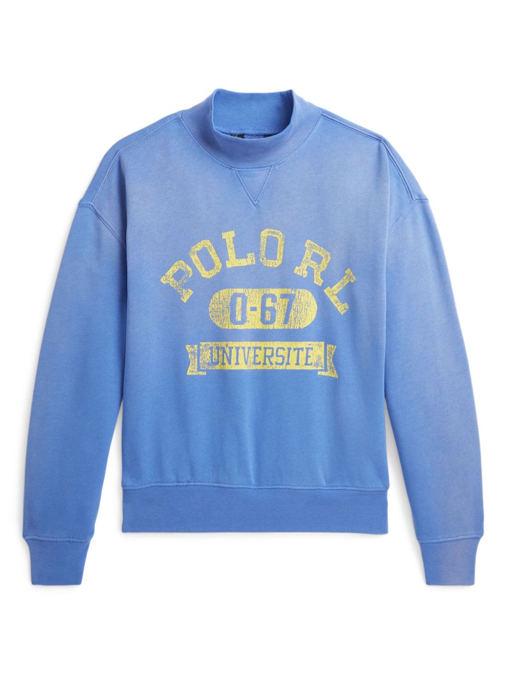 Ralph Lauren Kids logo-print fleece sweatshirt - Blue von Ralph Lauren Kids