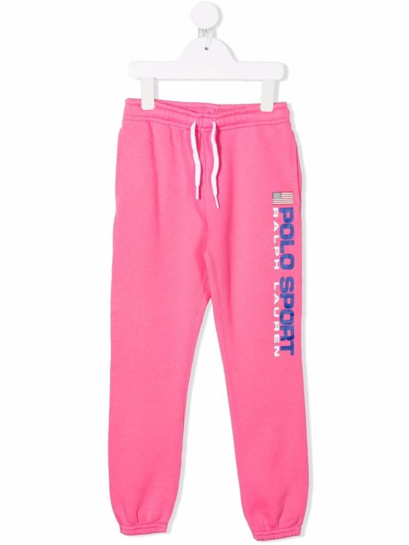 Ralph Lauren Kids logo-print track pants - Pink von Ralph Lauren Kids