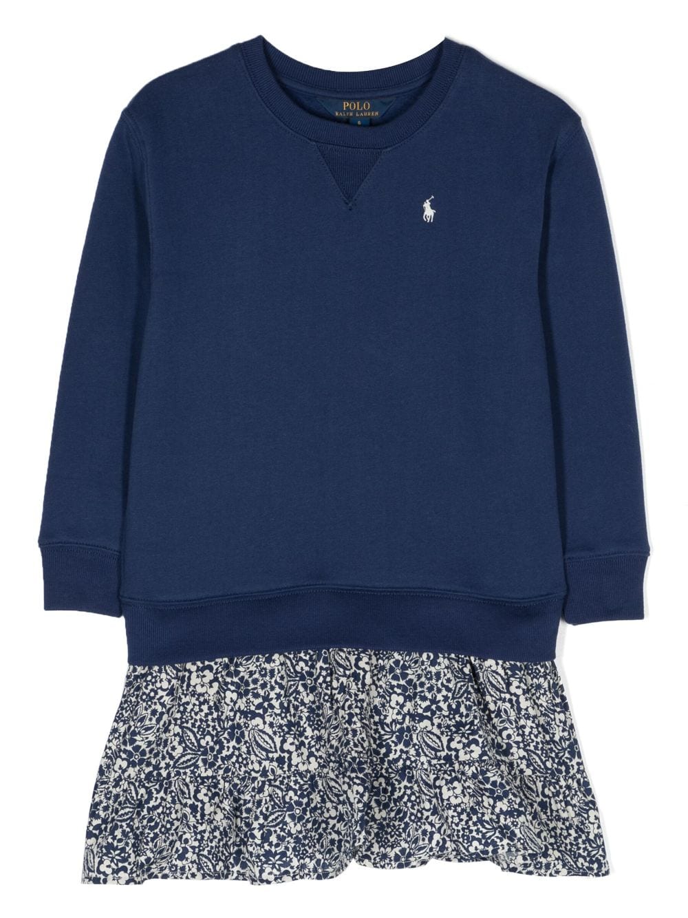 Ralph Lauren Kids long-sleeve sweatshirt dress - Blue von Ralph Lauren Kids