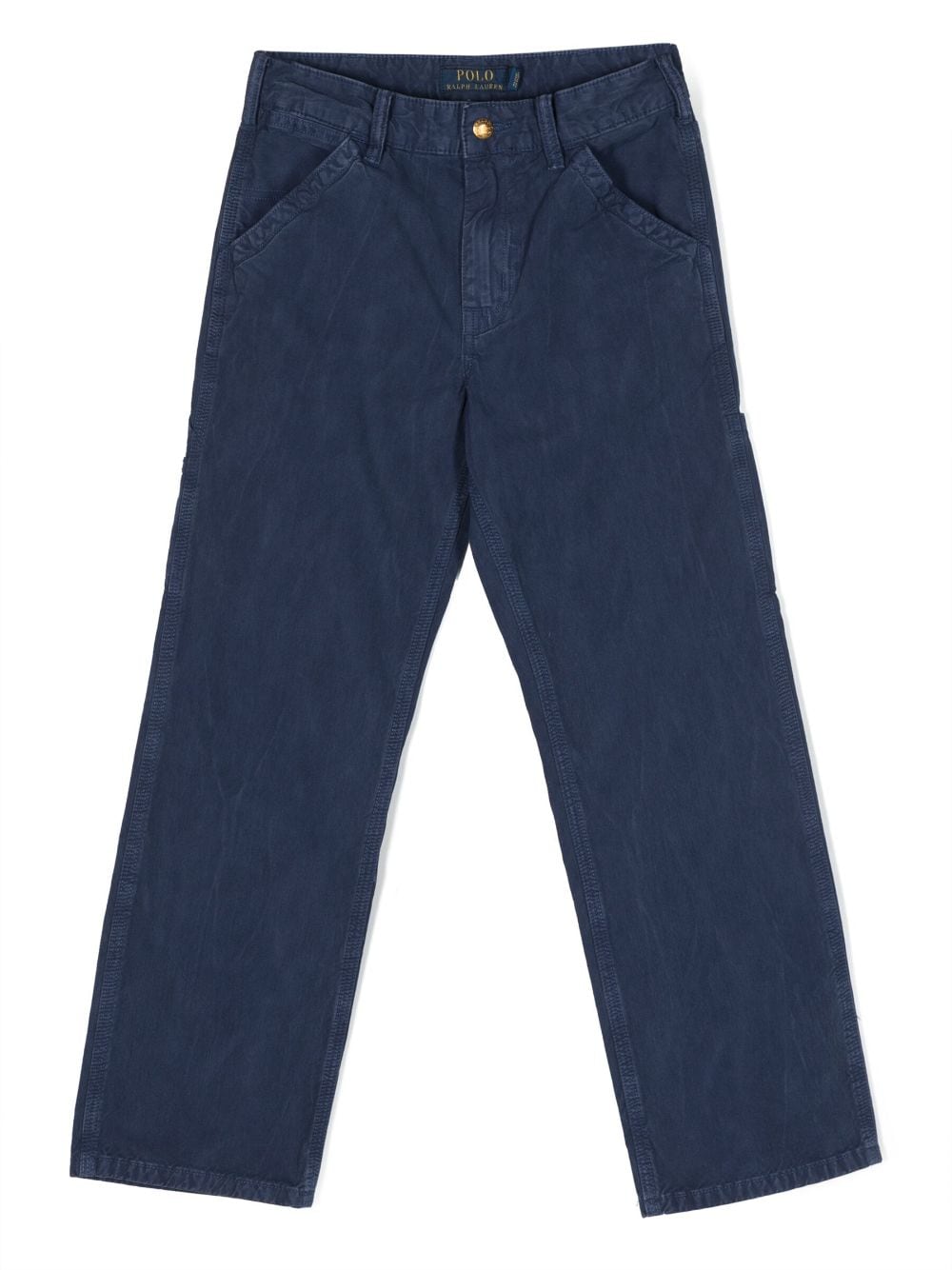 Ralph Lauren Kids mid-rise straight-leg jeans - Blue von Ralph Lauren Kids