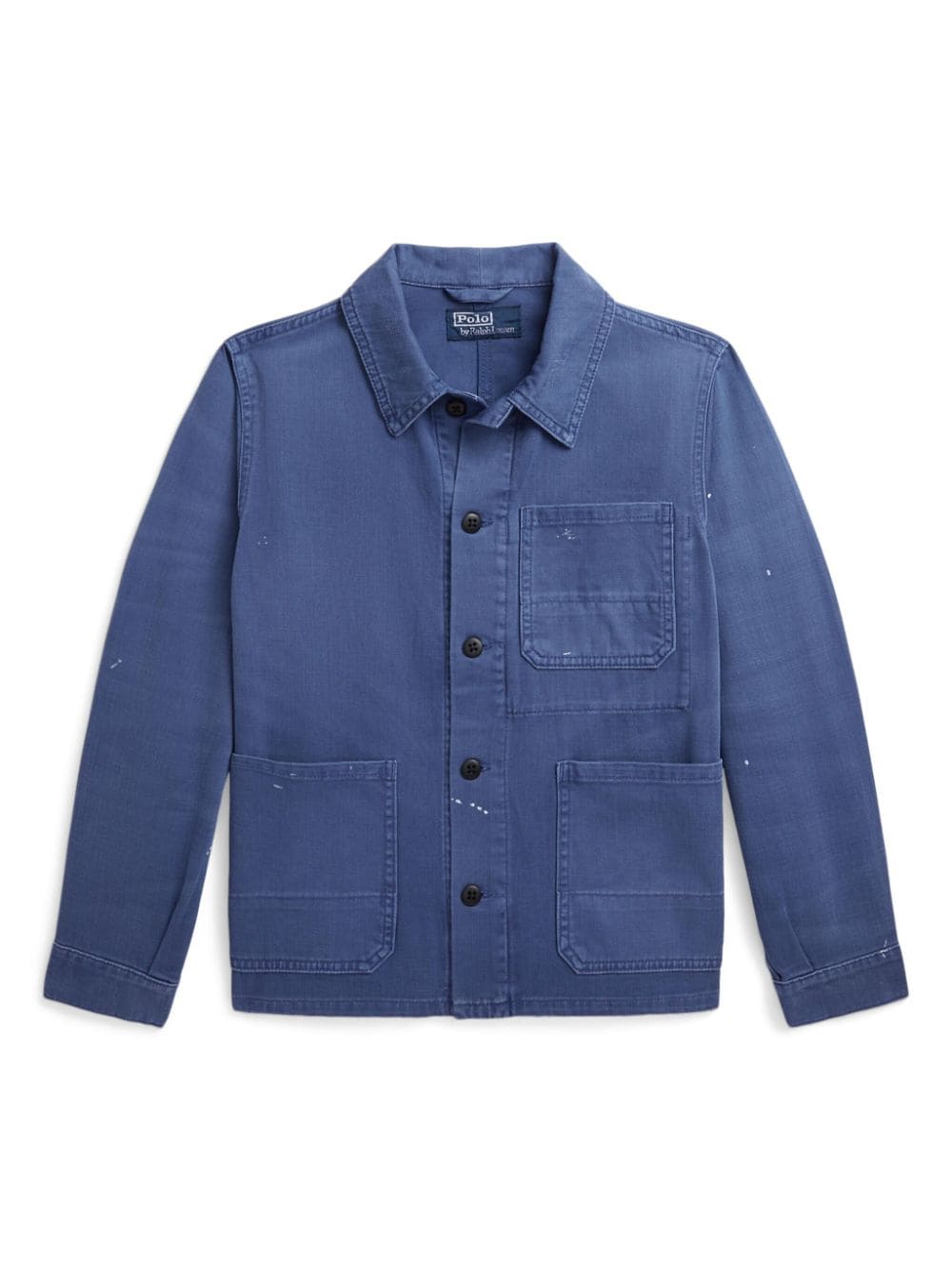 Ralph Lauren Kids patch-pocket denim jacket - Blue von Ralph Lauren Kids