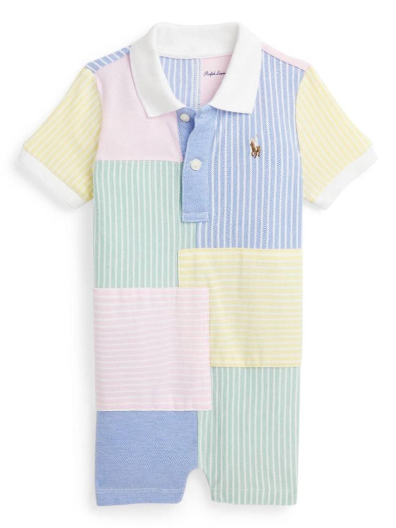 Ralph Lauren Kids patchwork babygrow - Blue von Ralph Lauren Kids