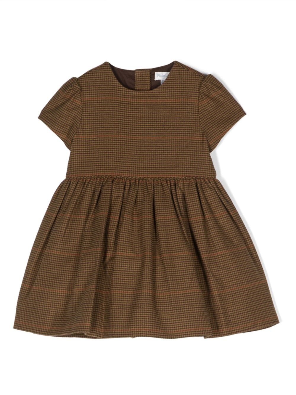 Ralph Lauren Kids plaid-pattern cotton twill dress - Brown von Ralph Lauren Kids