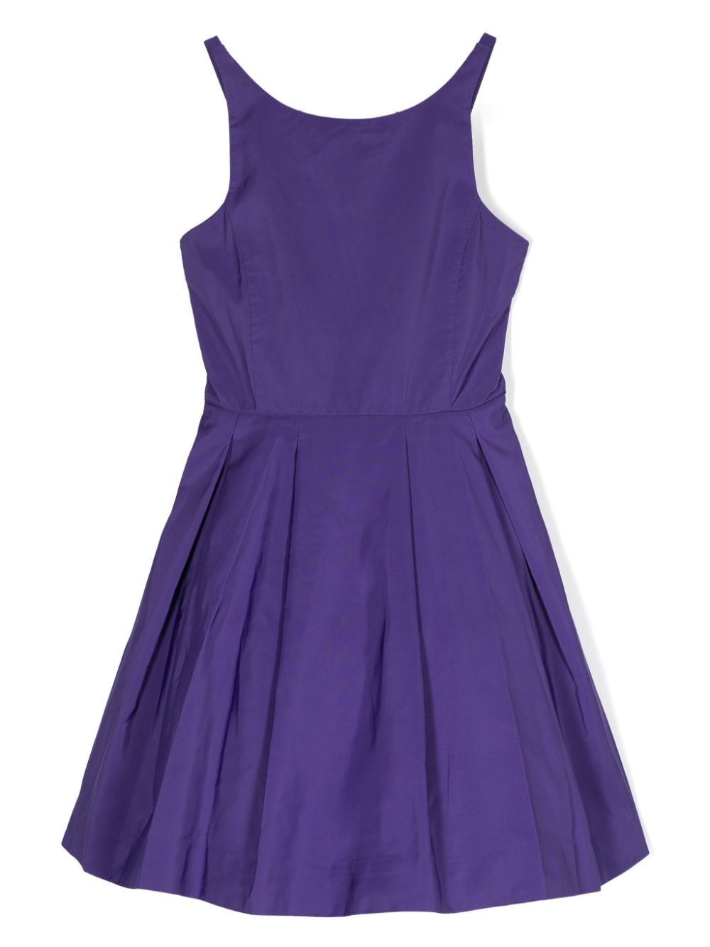 Ralph Lauren Kids pleated-skirt faille dress - Purple von Ralph Lauren Kids
