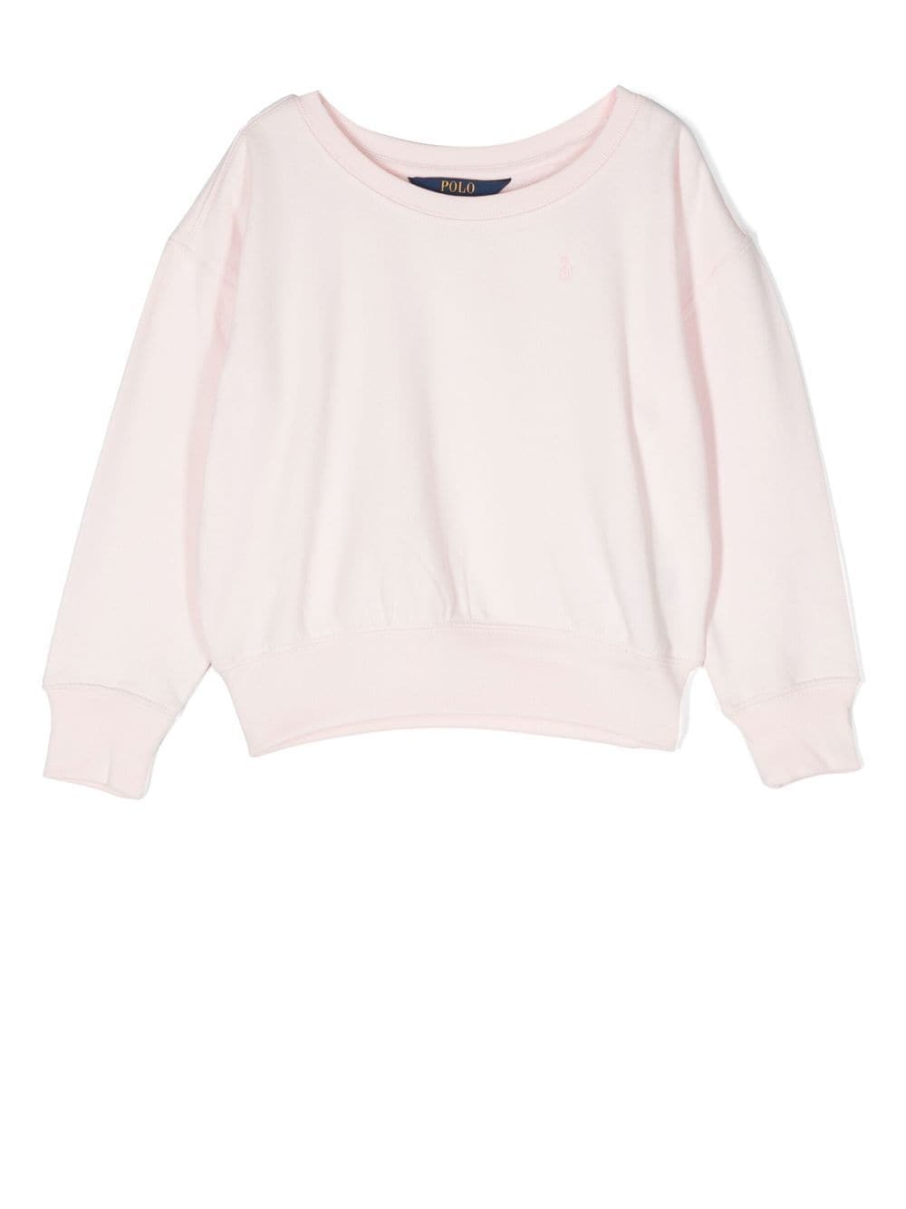 Ralph Lauren Kids rear logo-print detail sweatshirt - Pink von Ralph Lauren Kids