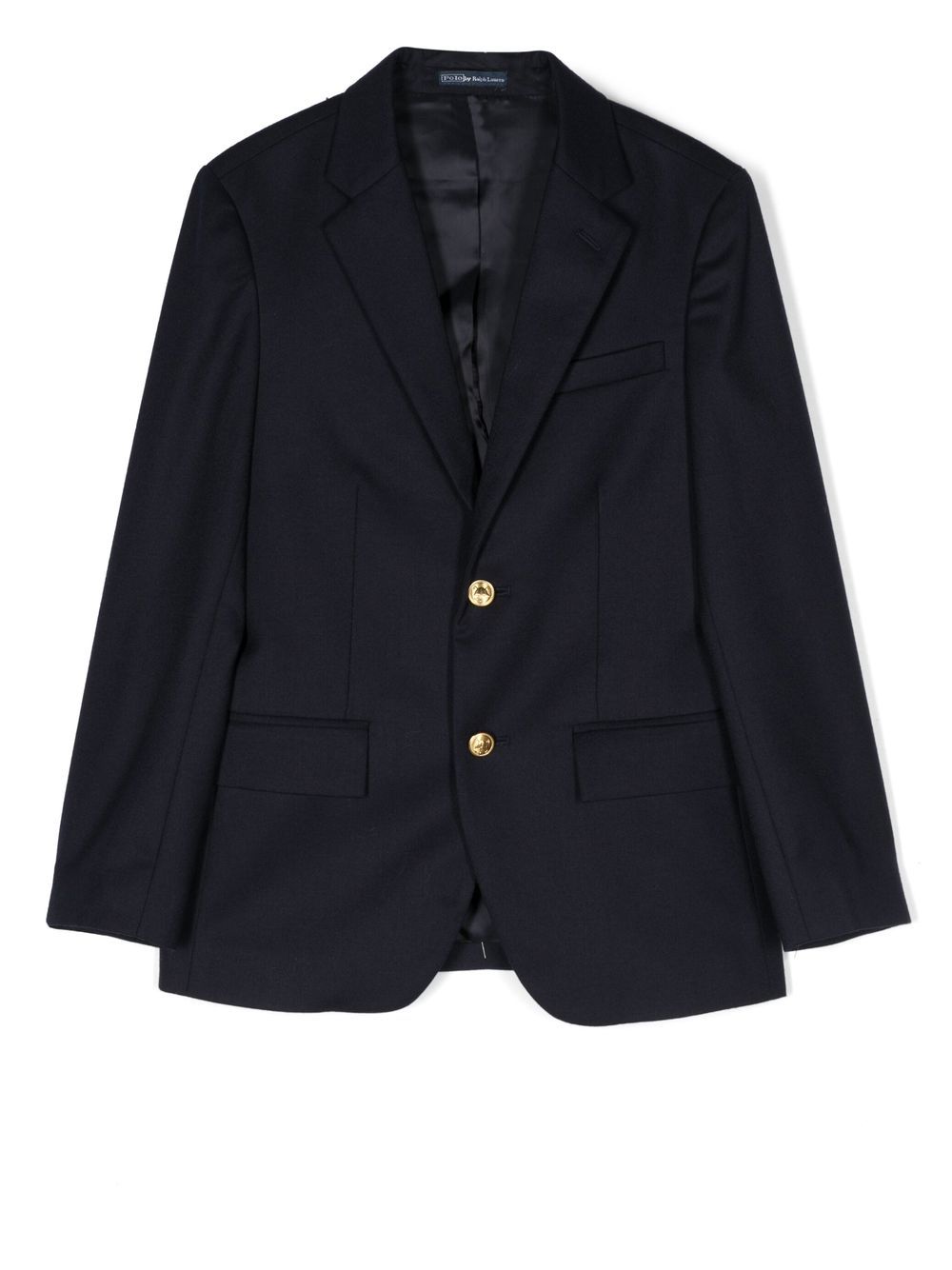 Ralph Lauren Kids single-breasted tailored blazer - Blue von Ralph Lauren Kids