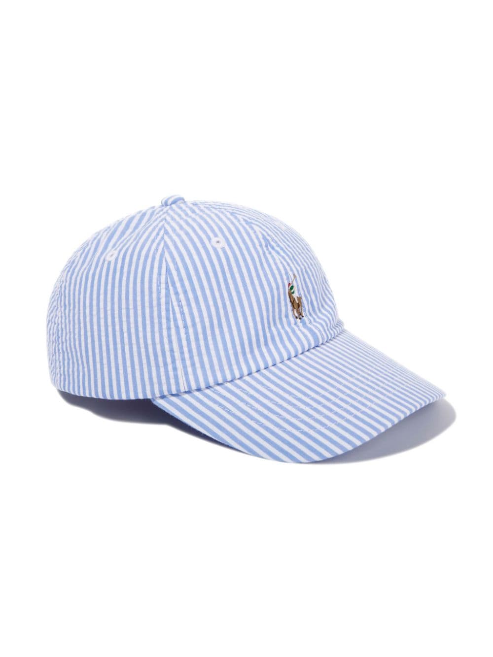 Ralph Lauren Kids striped cotton cap - Blue von Ralph Lauren Kids