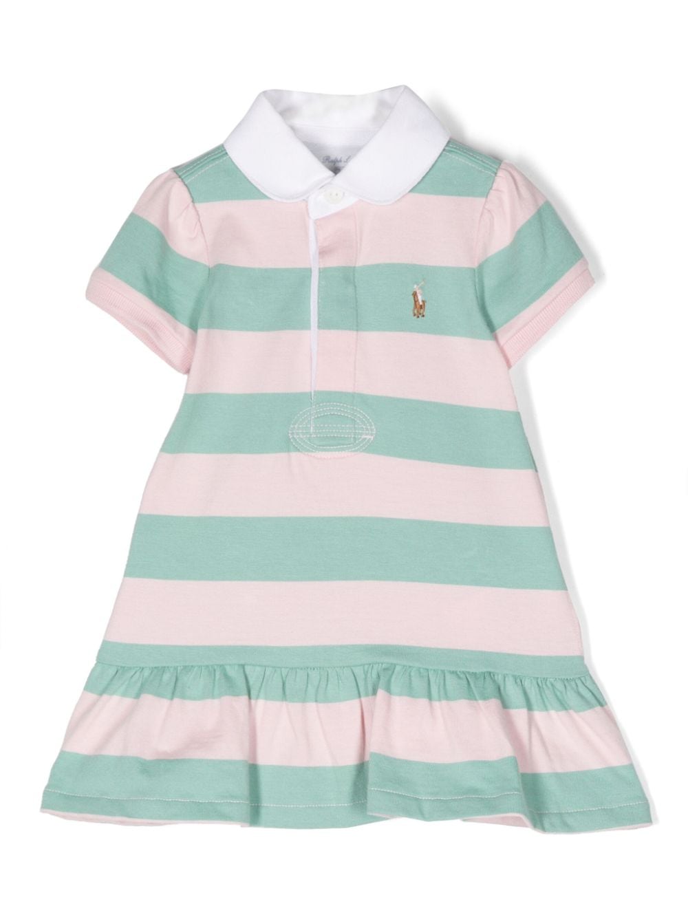 Ralph Lauren Kids striped cotton dress - Pink von Ralph Lauren Kids