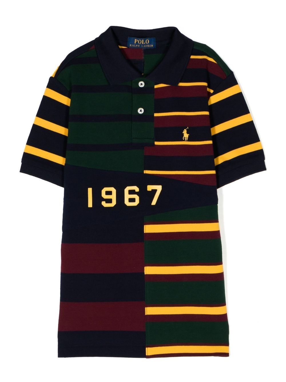 Ralph Lauren Kids striped cotton polo shirt - Multicolour von Ralph Lauren Kids
