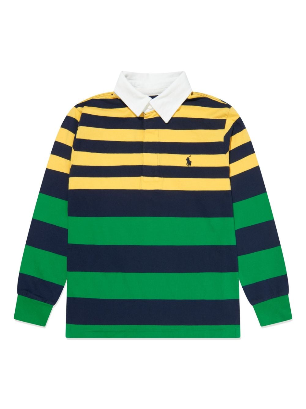 Ralph Lauren Kids striped cotton rugby shirt - Yellow von Ralph Lauren Kids
