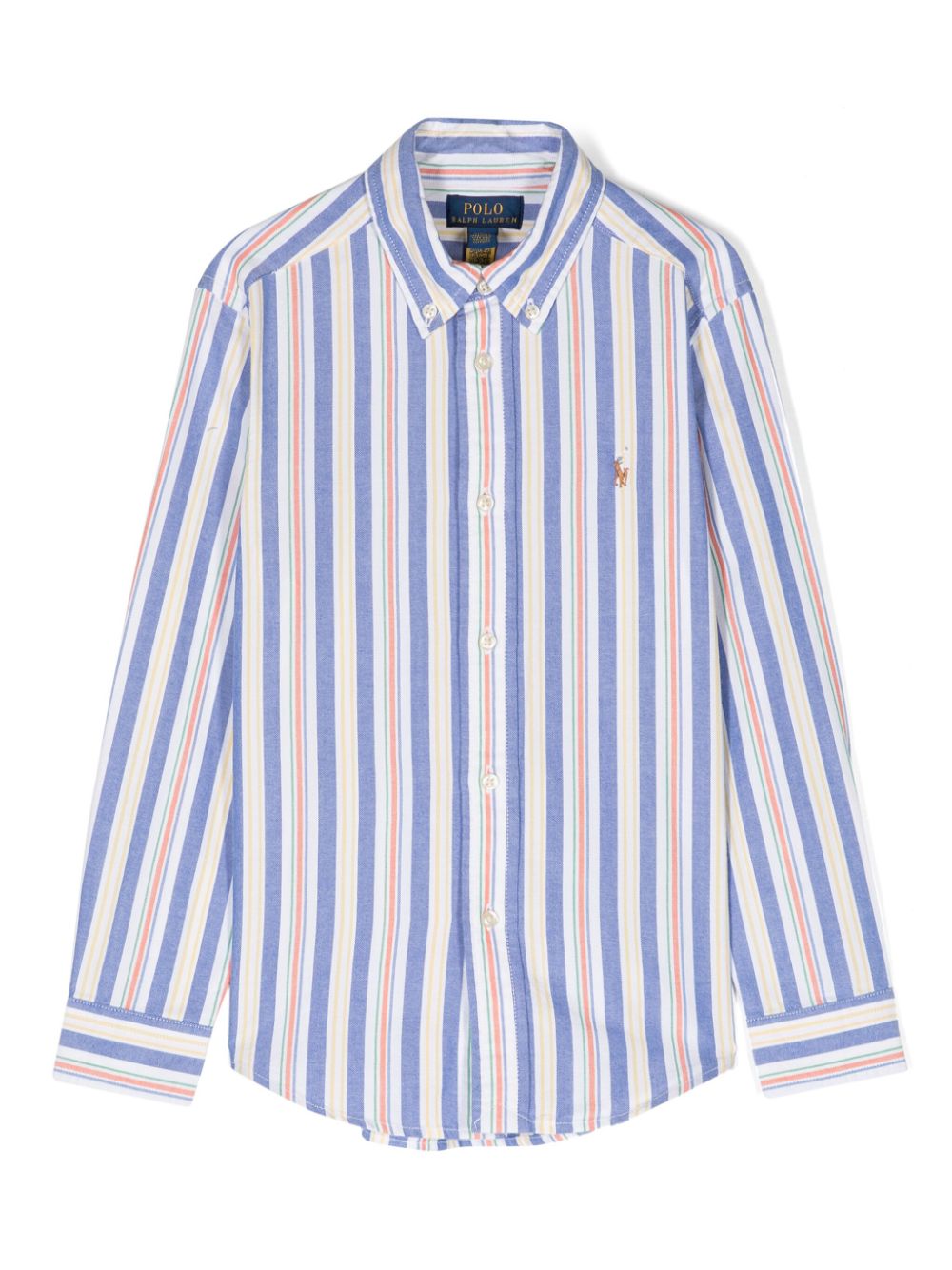 Ralph Lauren Kids striped cotton shirt - Blue von Ralph Lauren Kids