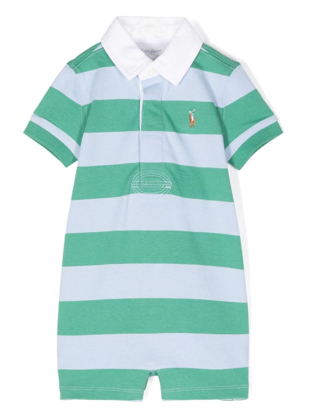 Ralph Lauren Kids striped cotton shorties - Blue von Ralph Lauren Kids