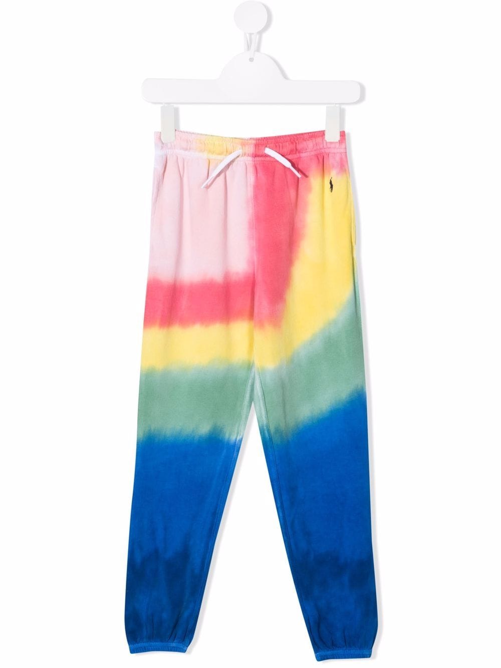 Ralph Lauren Kids tie-dye logo-print track pants - Pink von Ralph Lauren Kids