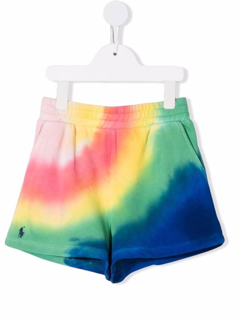 Ralph Lauren Kids tie-dye print shorts - Pink von Ralph Lauren Kids