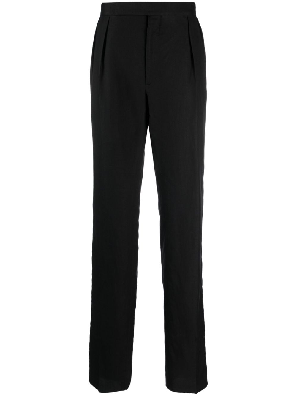 Ralph Lauren Purple Label Gregory straight-leg tailored trousers - Black von Ralph Lauren Purple Label