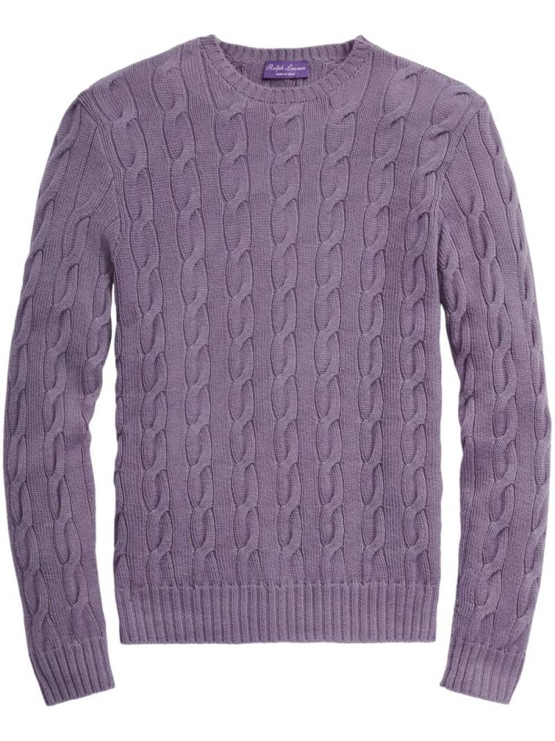 Ralph Lauren Purple Label cable-knit cashmere jumper von Ralph Lauren Purple Label