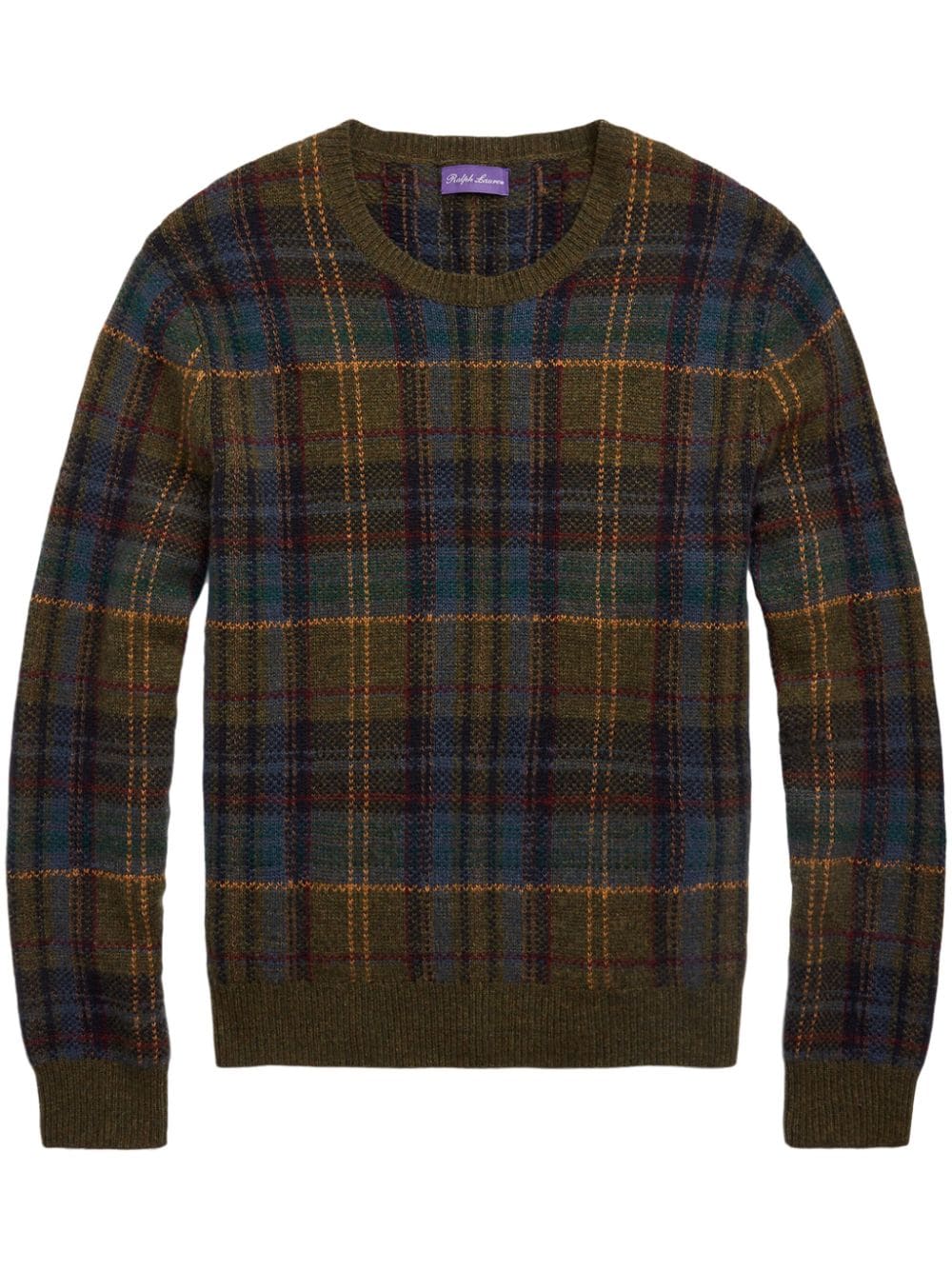 Ralph Lauren Purple Label check-pattern cashmere jumper - Green von Ralph Lauren Purple Label