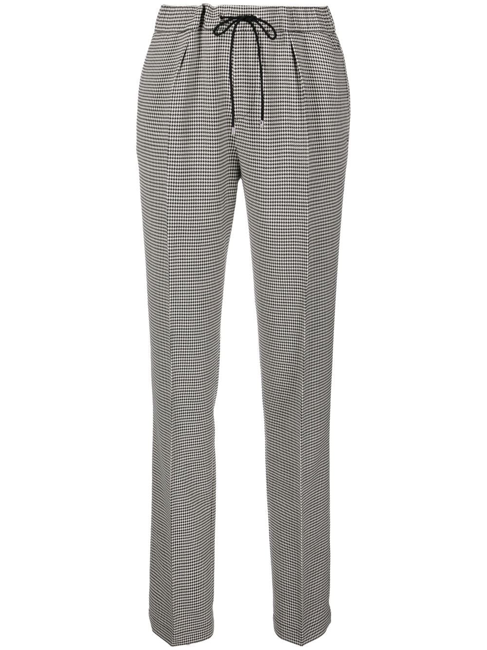 Ralph Lauren Collection checked pleat-detail tailored trousers - Black von Ralph Lauren Collection