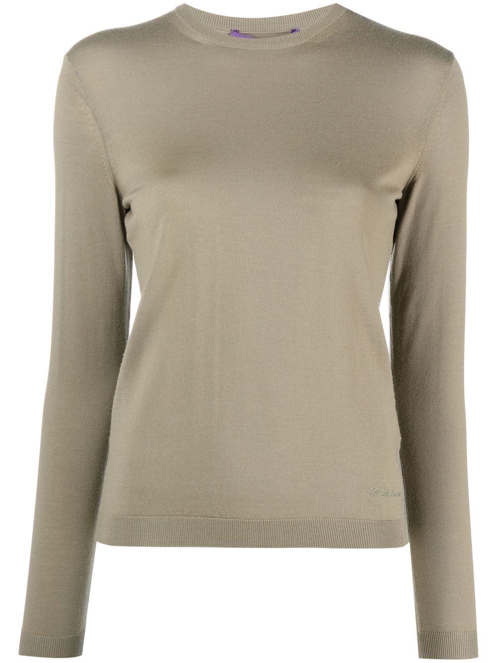 Ralph Lauren Collection crew neck wool jumper - Green von Ralph Lauren Collection