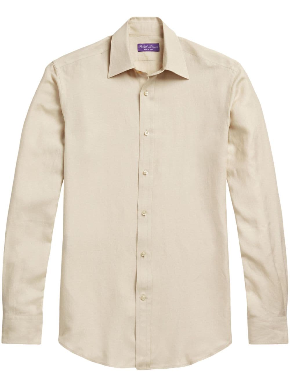 Ralph Lauren Purple Label long-sleeve button-down shirt - Neutrals von Ralph Lauren Purple Label