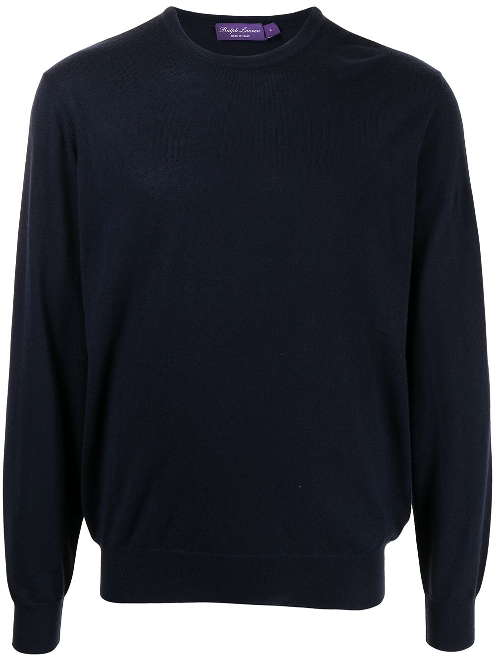 Ralph Lauren Purple Label long-sleeved cashmere-knit sweatshirt - Blue von Ralph Lauren Purple Label