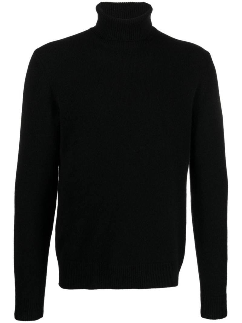 Ralph Lauren Purple Label roll-neck long-sleeve cashmere jumper - Black von Ralph Lauren Purple Label