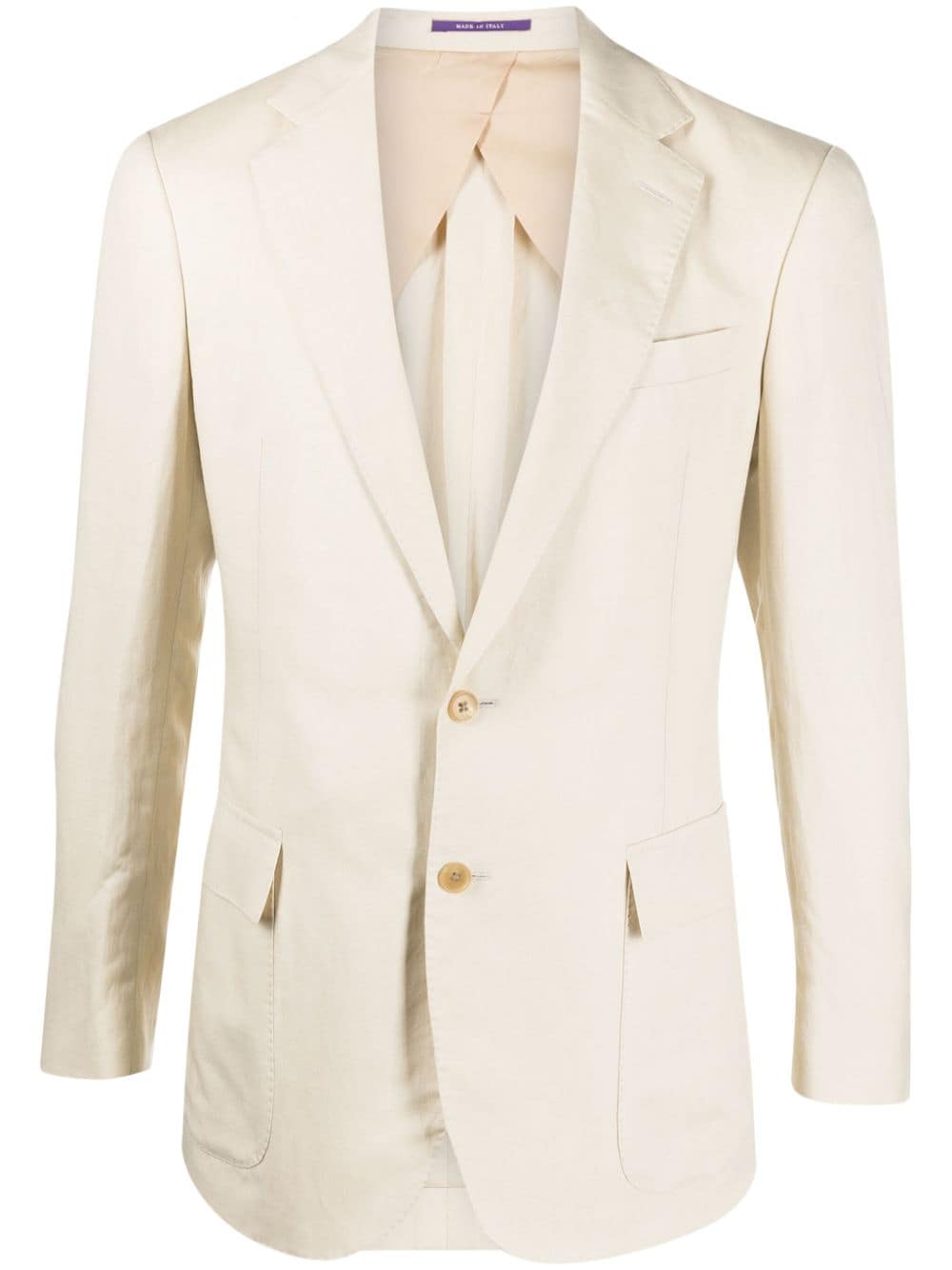 Ralph Lauren Purple Label single-breasted silk-blend blazer - Neutrals von Ralph Lauren Purple Label