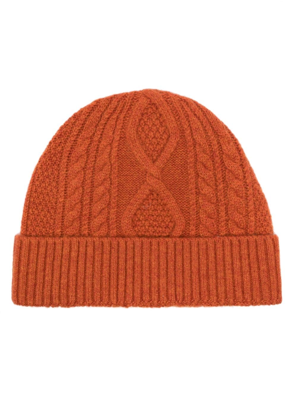 Ralph Lauren RRL Aran-knit cashmere beanie - Orange von Ralph Lauren RRL