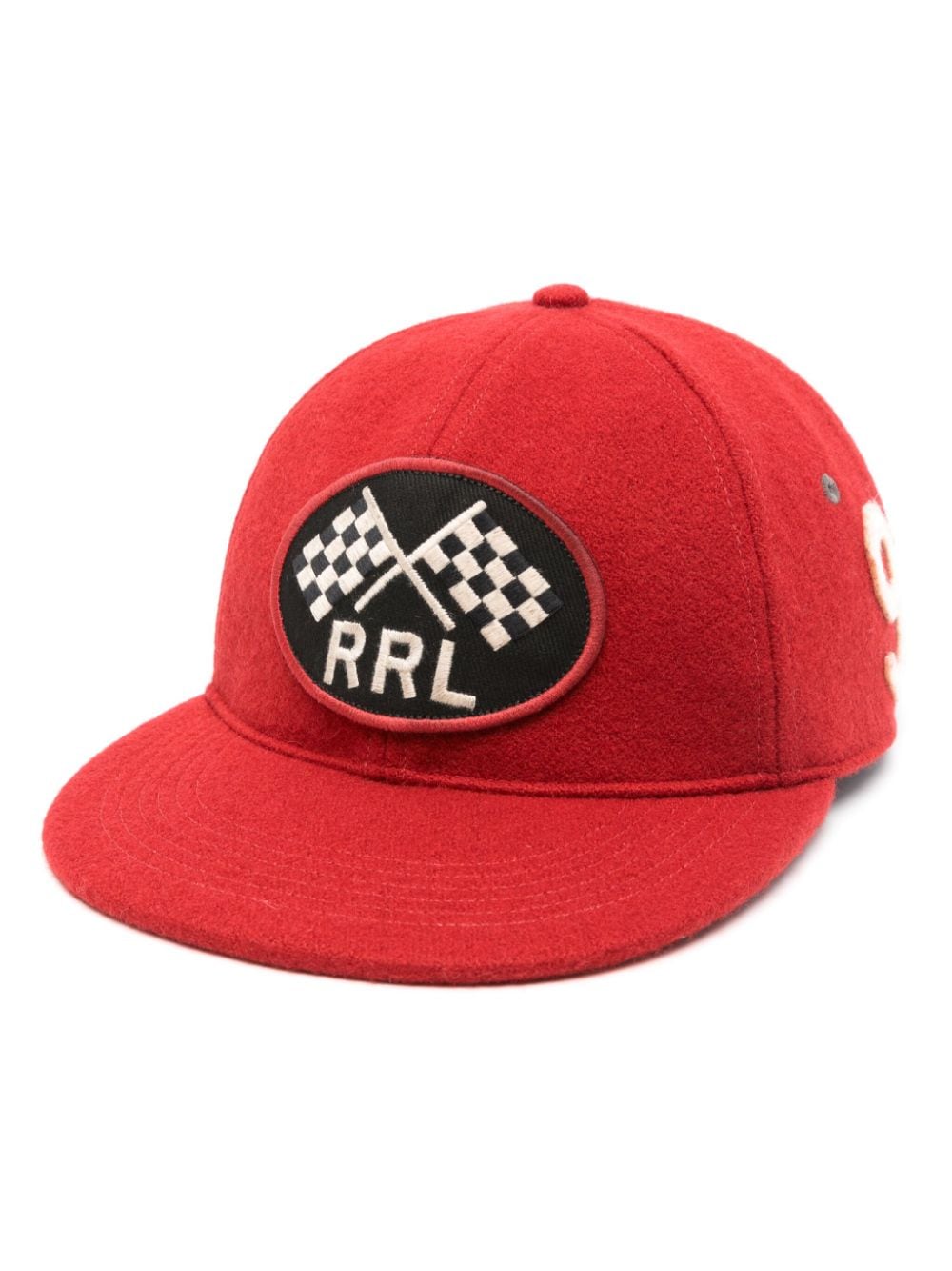 Ralph Lauren RRL appliqué-logo felted cap - Red