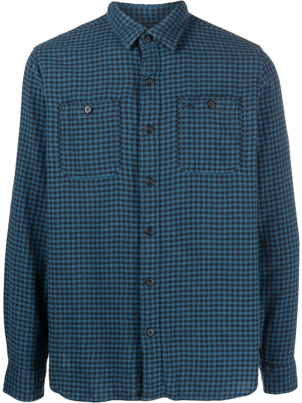 Ralph Lauren RRL check-pattern long-sleeve shirt - Blue von Ralph Lauren RRL