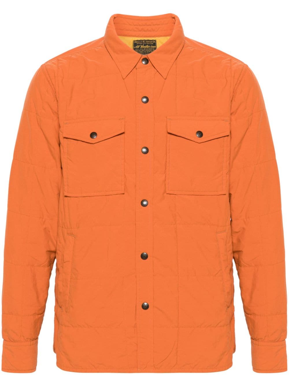 Ralph Lauren RRL lightweight quilted shirt jacket - Orange von Ralph Lauren RRL