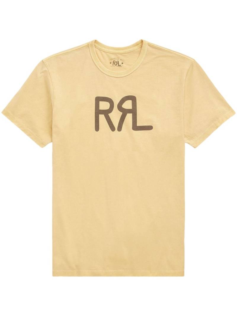 Ralph Lauren RRL logo-print cotton T-shirt - Yellow von Ralph Lauren RRL