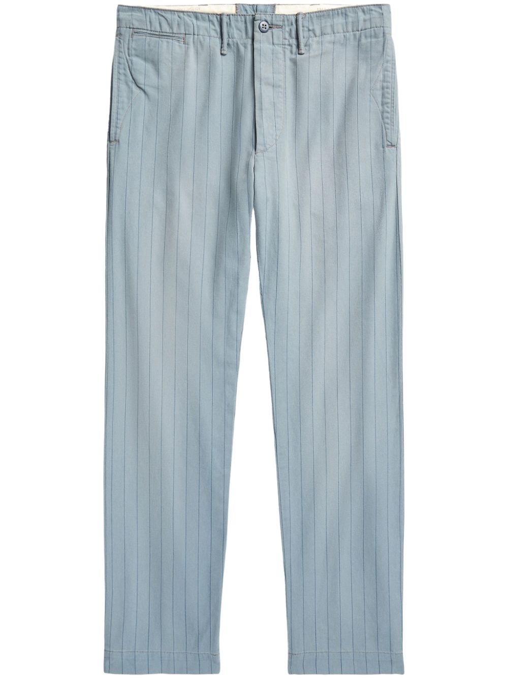 Ralph Lauren RRL pinstriped cotton trousers - Blue von Ralph Lauren RRL