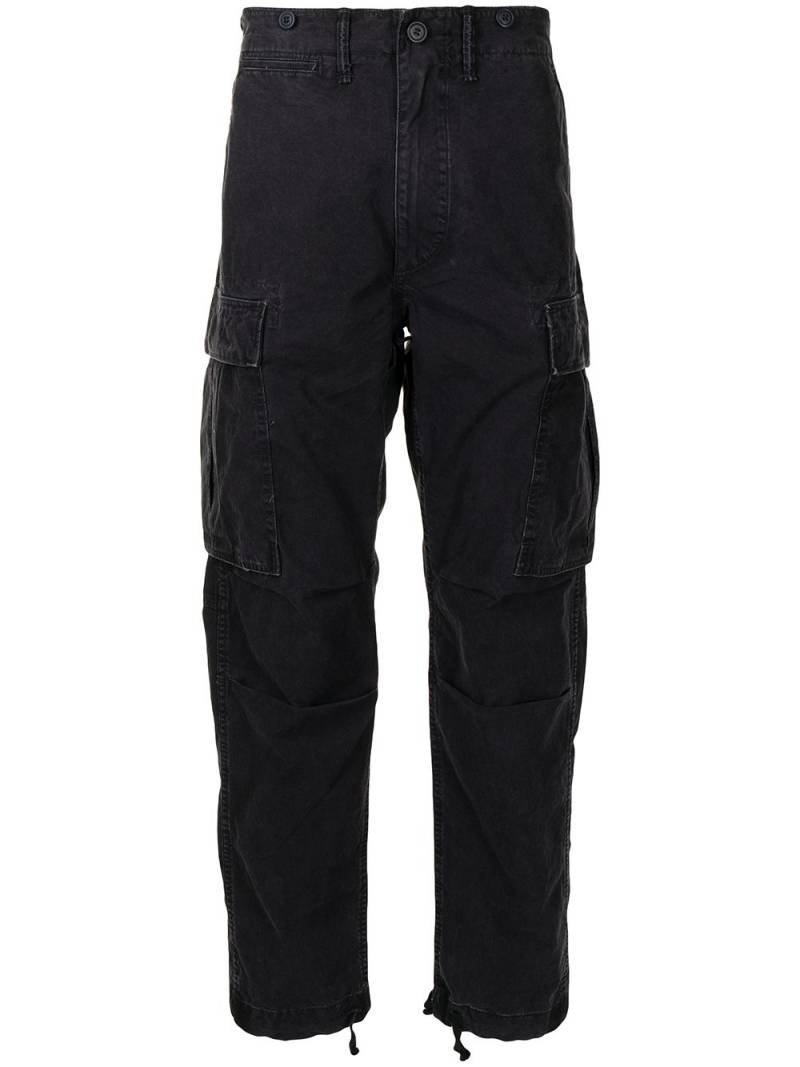 Ralph Lauren RRL straight-leg cargo trousers - Black von Ralph Lauren RRL
