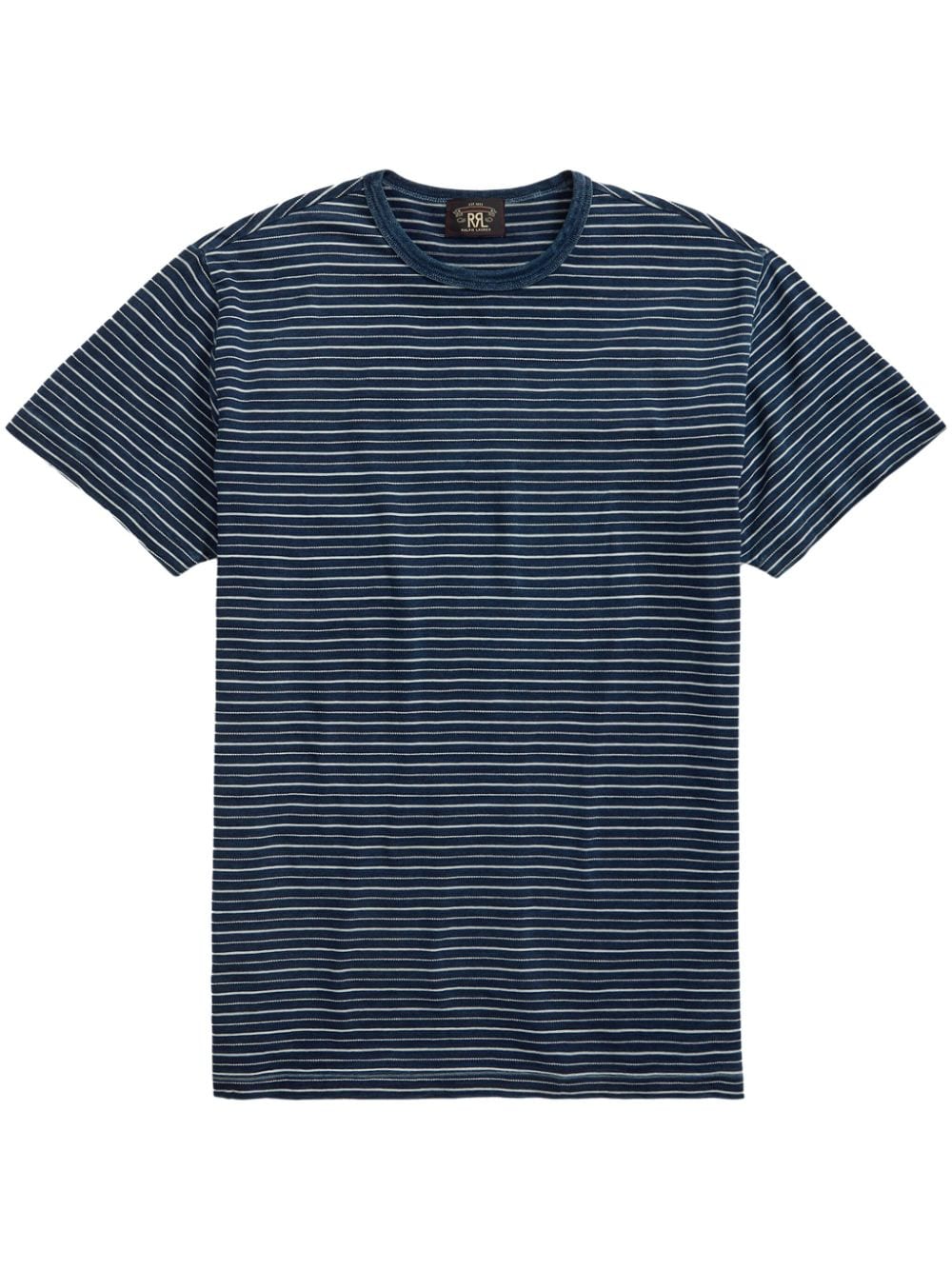 Ralph Lauren RRL stripe-print cotton T-shirt - Blue von Ralph Lauren RRL